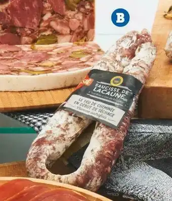 Super U Saucisse seche de lacaune offre