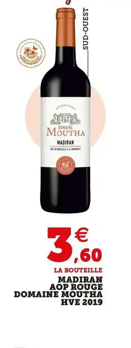 Domaine moutha madiran aop rouge hve 2019