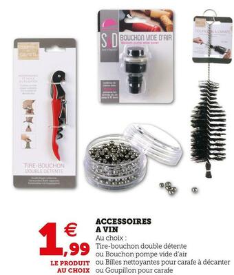 Super U Accessoires a vin offre