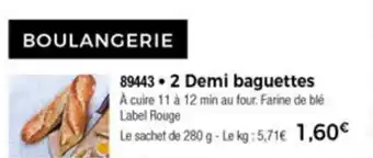 2 Demi Baguettes