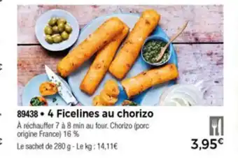 Thiriet 4 Ficelines Au Chorizo offre