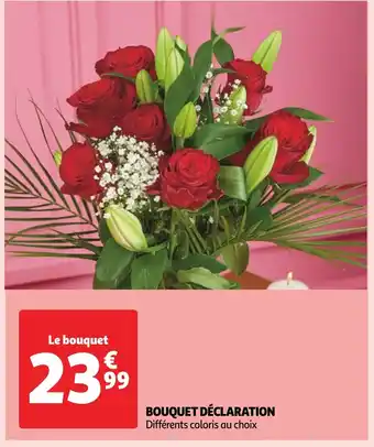 Auchan BOUQUET DÉCLARATION offre