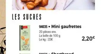 Thiriet Mini Gaufrettes offre