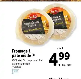 Lidl Fromage à pâte molle offre
