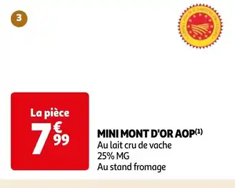 Auchan MINI MONT D'OR AOP (¹) offre