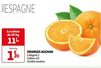 Auchan ORANGES AUCHAN offre