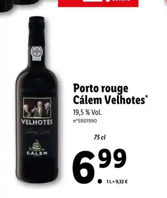 Porto rouge CĂĄlem Velhotes