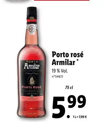Lidl Parto rosé Armilar offre