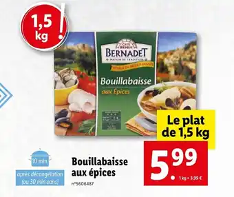 Bouillabaisse aux épices