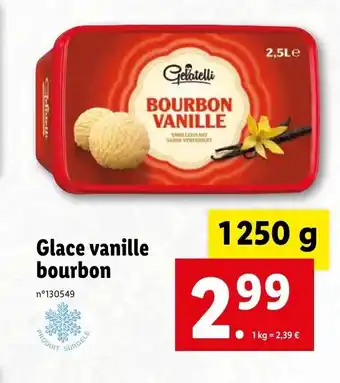 Glace vanille bourbon