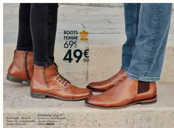 Gémo Boots Femme offre