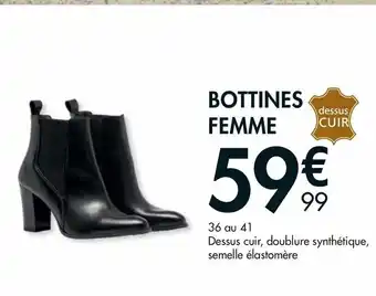 Gémo Bottiness Femme offre