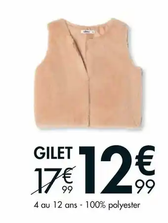 Gémo Gilet offre