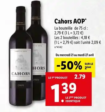 Lidl Cahors AOP offre