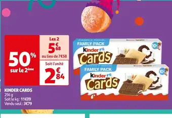 KINDER CARDS 256 g