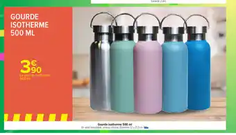 Carrefour Gourde Isotherme 500 Ml offre