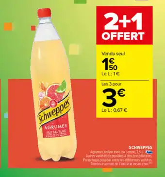 Carrefour Schweppes offre