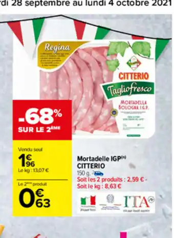 Mortadelle IGP Citterio