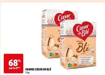 Auchan FARINE CŒUR DE BLÉ 1 kg offre