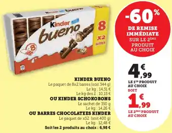 U Express KINDER BUENO offre