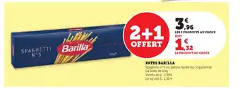 U Express PATES BARILLA offre