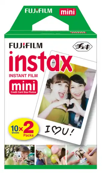 Carrefour FUJIFILM SUR TOUS LES PACKS FILM POUR IMPRIMANTE ET APPAREIL PHOTO INSTANTANÉ offre