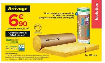 Knauf Expert Laine De Verre Ou Liant Naturel à Base Végétale Ecose Technology