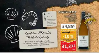 Condrieu 2018 Ferraton Frédéric Reverdy Aop
