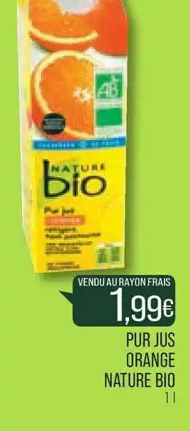 Pur Jus Orange Nature Bio