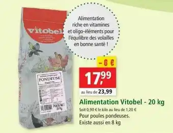 Maxi Zoo Alimentation Vitobel - 20 Kg offre
