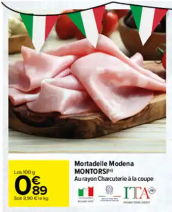 Mortadelle modena MONTORSI