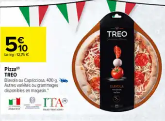 Carrefour Pizza TREO offre