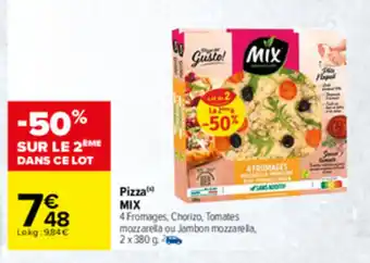 Carrefour Pizza mix offre