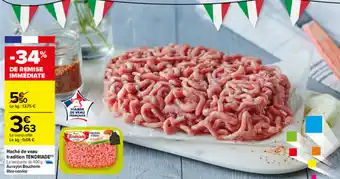 Carrefour Haché de veau tradition TENDRIADE offre
