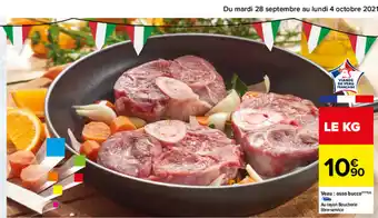 Carrefour Veau " osso bucco offre