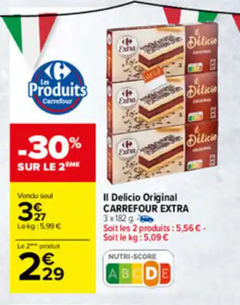 Carrefour Delicio original CARREFOUR EXTRA offre