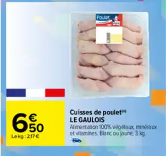 Carrefour Cuisses de poulet offre