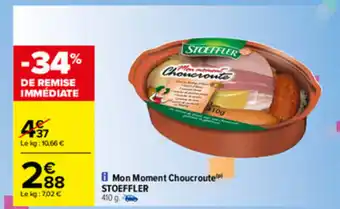 Carrefour Mon moment choucroute offre