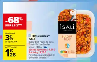 Carrefour Plats cuisinés ISALI offre