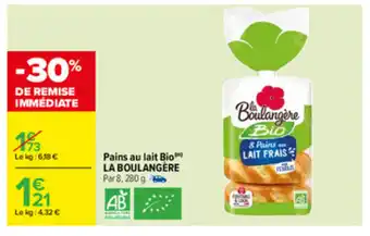 Carrefour Pains au lait bio offre
