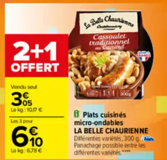 Carrefour Plats cuisinés micro-ondables offre