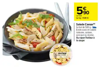 Carrefour Salade caesar offre