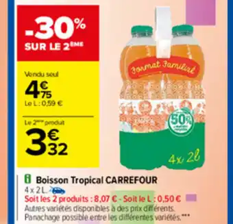 Boisson tropical CARREFOUR