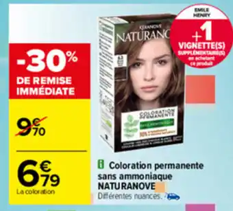 Carrefour Coloration permanente sans ammoniaque offre