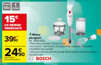Carrefour Mixeur plongeant offre