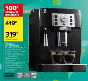Carrefour Expresso tout automatique offre