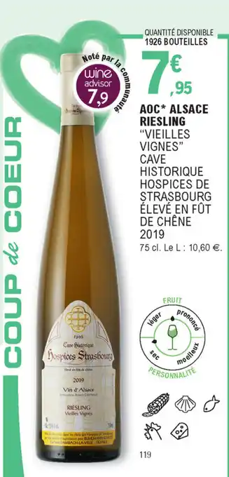 E.Leclerc AOC Alsace Riesling offre
