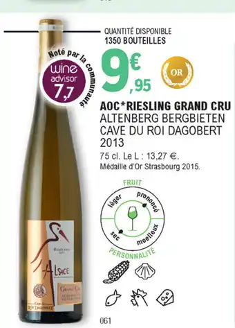 E.Leclerc AOC Riesling Grand Cru offre