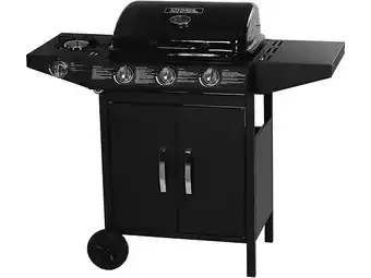 Bricorama Barbecue gaz Festa 4 - 4 brûleurs dont 1 latéral - 10.5kW - Noir offre