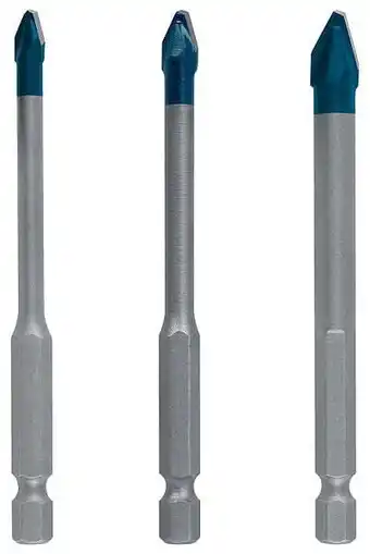 Bricorama Set de 3 forets HardCeramic HEX-9 - BOSCH EXPERT - 2608900595 offre